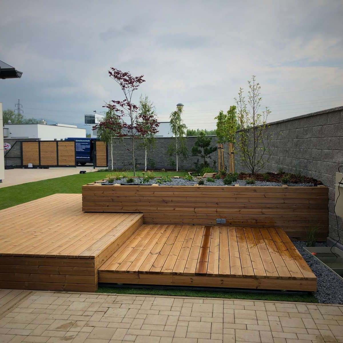 Modern terrace design by Dream Garden - outdoor relaxation space design