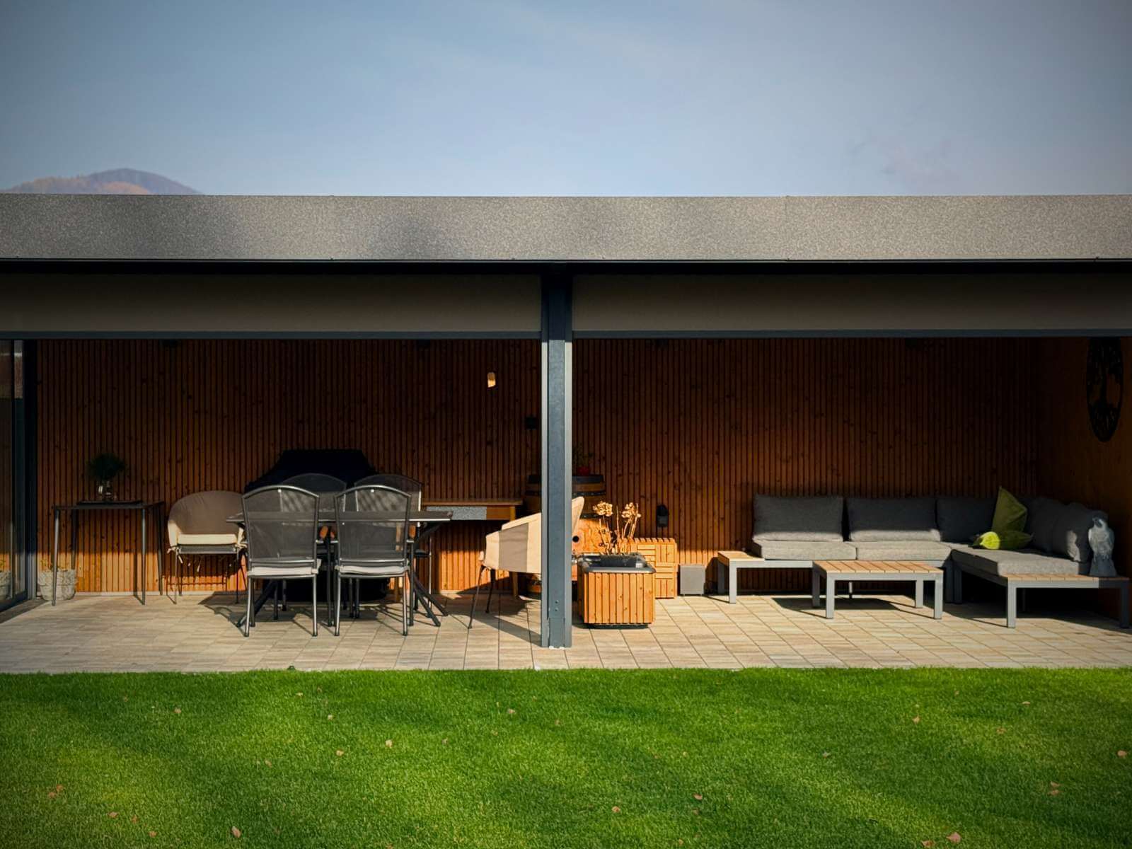 Pergola s posedením od Dream garden.