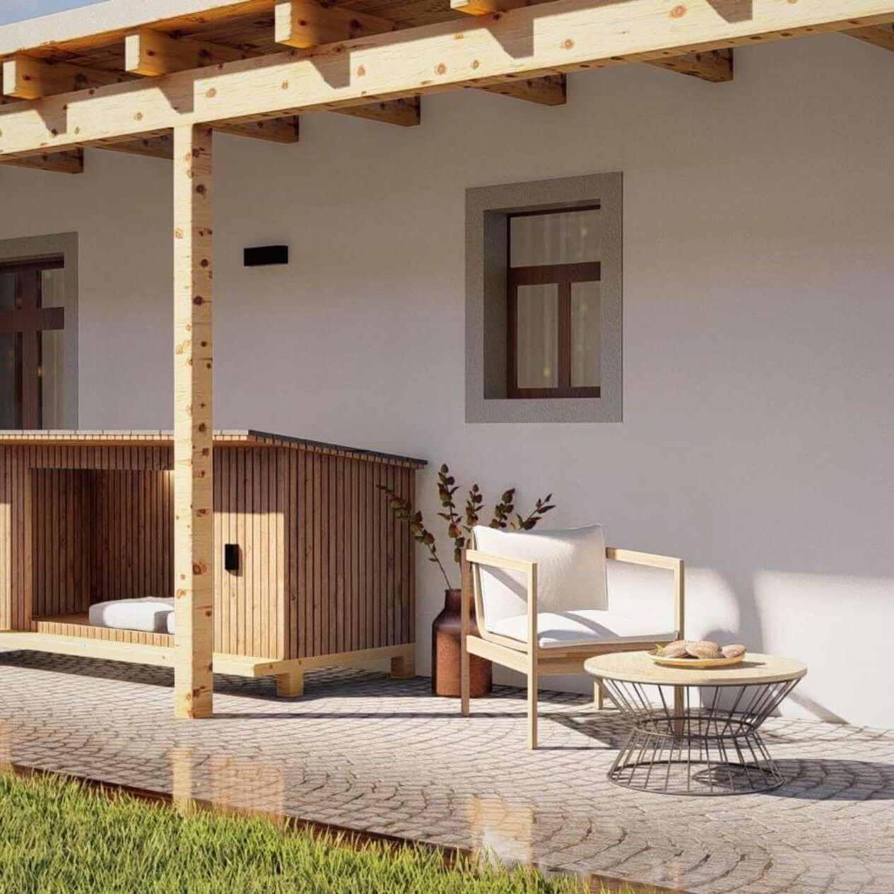 Dog house in your turnkey garden by Dream Garden.